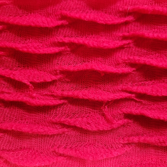 Red Gauze Shirt - Picture 5 of 6